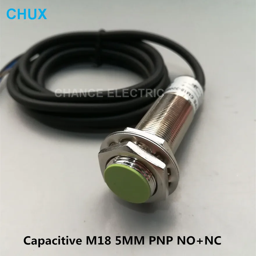Chux-capacitiva Proximidade Sensor Led Nível Líquido Capacitância Switch M18 Detecção mm Distância no Mais nc Cm185-dpc