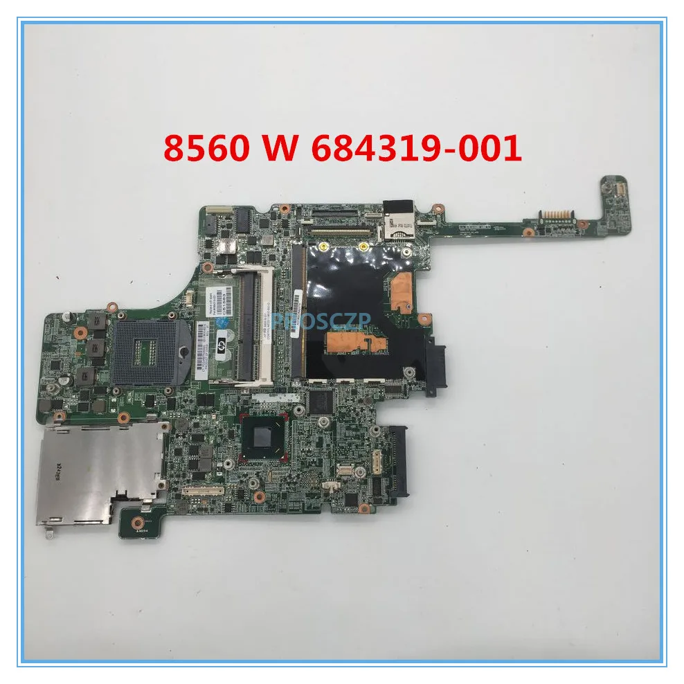 Высококачественная материнская плата для ноутбука HP elitebook 8560W 8560P 684319-001 684319-501