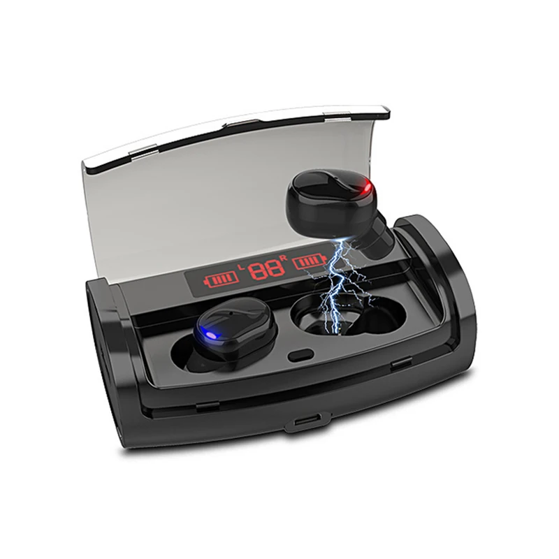 

M18 TWS Wireless Earphones Bluetooth 5.0 Headset 8D Stereo IPX5 Waterproof Earbuds LED Display Earphone for iphone xiaomi