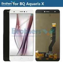 Ensemble écran tactile LCD pour BQ Aquaris X, pièces de téléphone, testé=