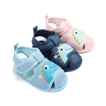 

Summer Baby Boys Girls Animal Print Breathable Anti-Slip Shoes Sandals Toddler Soft Soled Beach Shoes