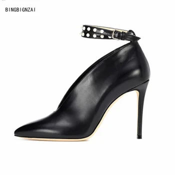 

BBZAI 2020 Pointed Spring new pattern woman shoes high-heeled shoes Sexy Nightclub women's shoes 12CM Stiletto heels 3-116 17