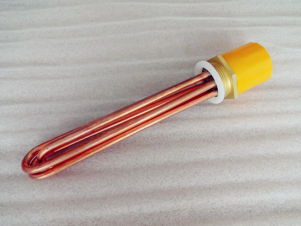 Красная медь 3,0 кВт, 220 В, нагревательный элемент u-образный DN40(47 мм). Электрический нагревательный трубчатый нагреватель для резервуара для воды