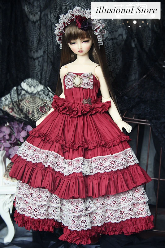 1/3 BJD SD кукла одежда Лолита платье для 1/3 sd10 bjd Кукла одежда вечернее платье