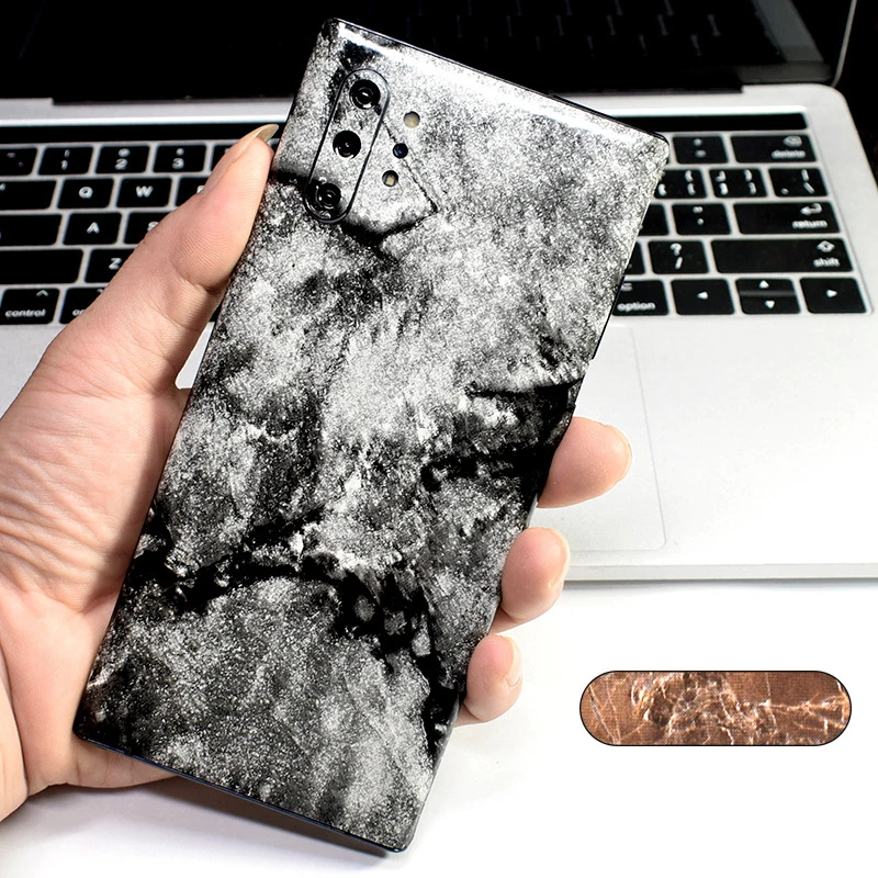 

Marble Matte Protective Film Wrap Skin Phone Back Paste Sticker For SAMSUNG Galaxy Note 10+ S10 Plus S10e S9 S8+ Note 8 9 Film