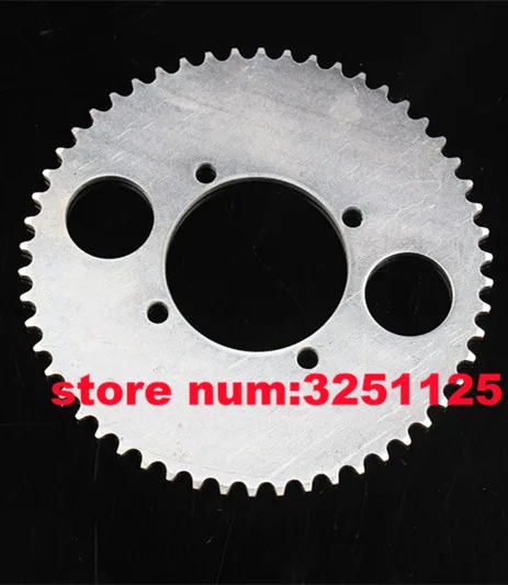 THE MOTOR Store Silver T8F 54T 54mm 54 Tooth Pocket Bike Mini Quad ATV Moped Scooter Motoparts