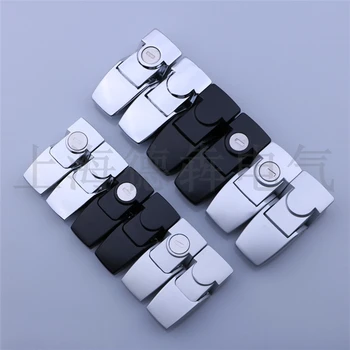 

10pcs Big Size Hasp Latch Coated Metal lock with Lock cylinder Security Toggle Lock Power distribution cabinet GGD cabinet