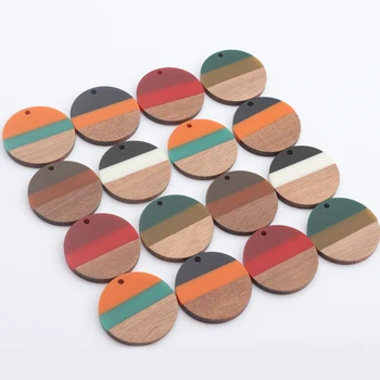 

Sanying M464 Round handmade hit color pendant jewelry accessories jewelry making DIY earring accessories 10pcs/lot