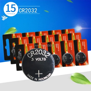 

15Pcs original cr 2032 brand new battery for Energizer cr2032 3v button cell coin batteries for watch computer Toy