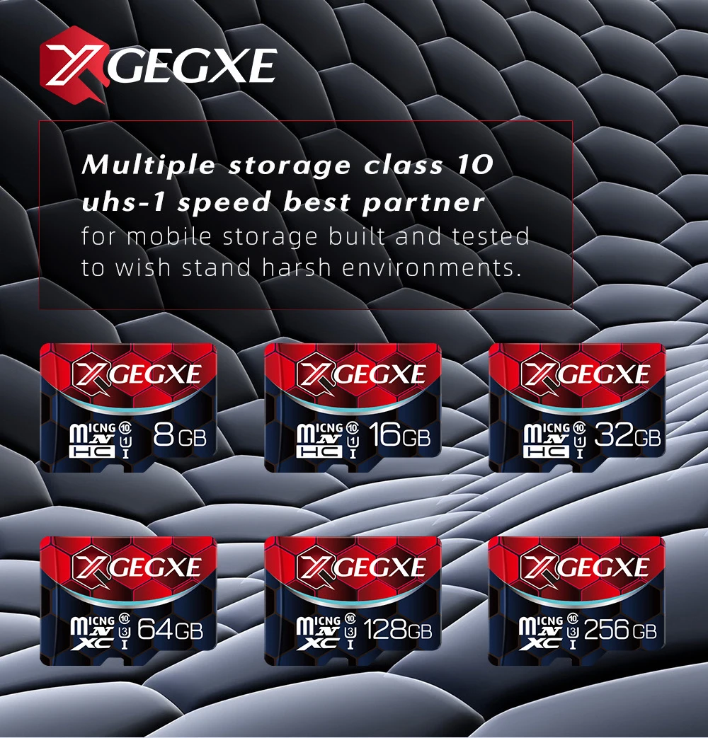 Карта памяти XGEGXE 64 Гб 128 ГБ 256 ГБ Micro SD класс 10 TF карта для Android