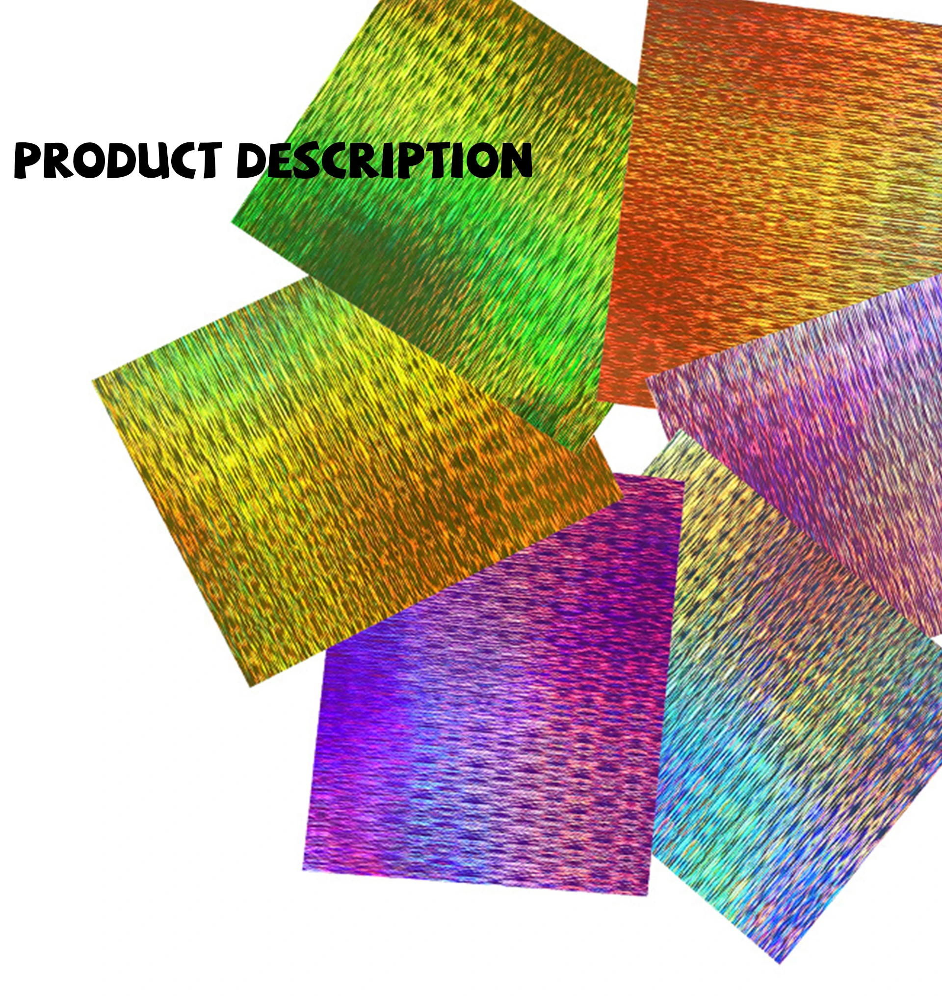 Permanent Adhesive Vinyl Rainbow Holographic Vinyl Paper for Decals and  Craft Cutters 12x12 YX-3 - AliExpress