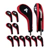 Golf Irons Head Cover Irons Headcover 12pcs/set  Zipper Golf Clubs Protecter 3