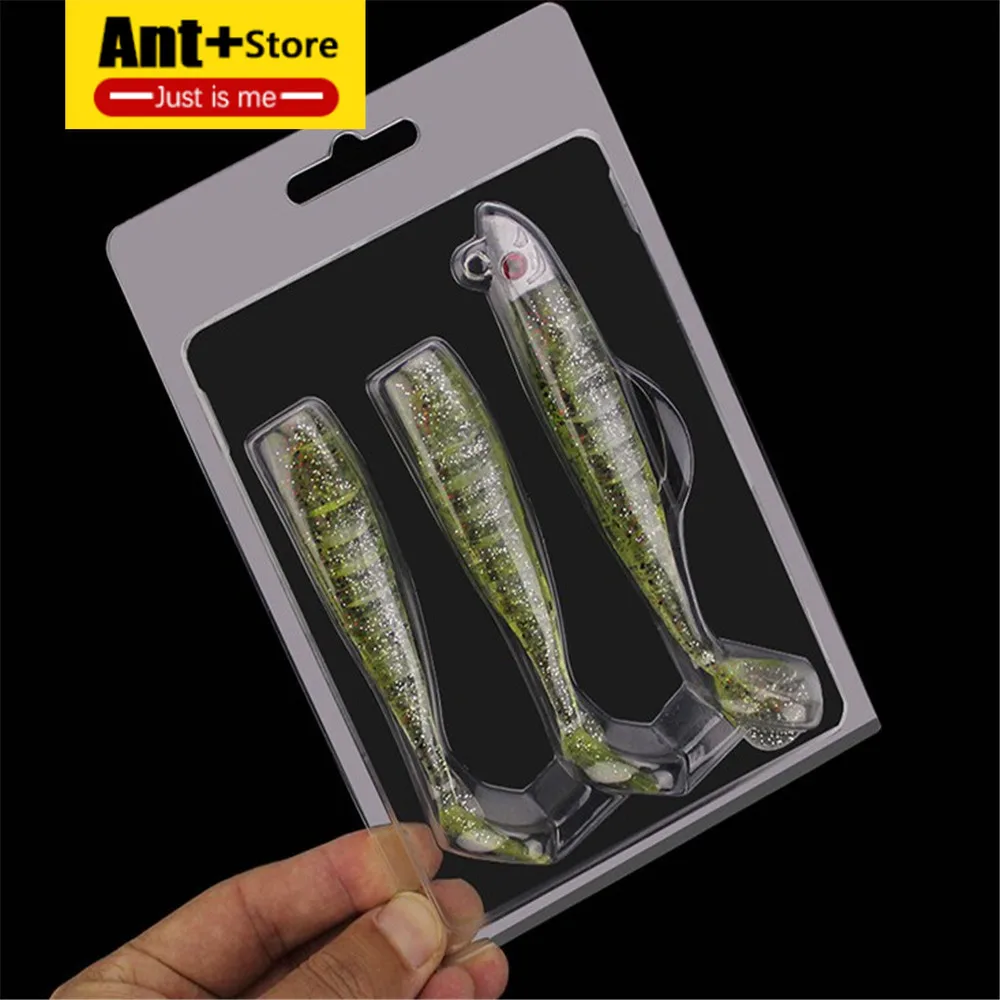 

Fishing Lures Fish-type Lead Soft Fishing Lure 9cm15g 11cm25g Replaceable Fish Body Lures Crank Hook T Tail Soft Artificial Bait