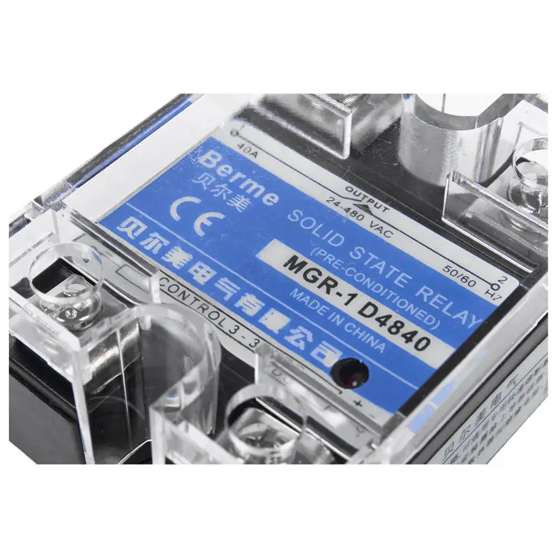 24-480 В AC DC до 3-32VDC выход однофазный SSR твердотельное реле 40A