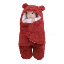 Sac de couchage ultra doux et moelleux pour nouveau né garçon et fille,couverture pour bébé, polaire, infantile, vêtement de maternelle, pour envelopper/emmailloter, 
