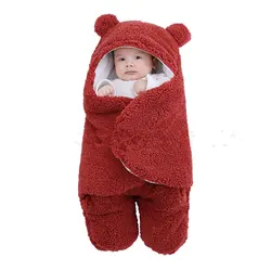 Saco de dormir para bebé, manta de lana ultrasuave y esponjosa para recién nacido, niños, niñas, envoltura de guardería