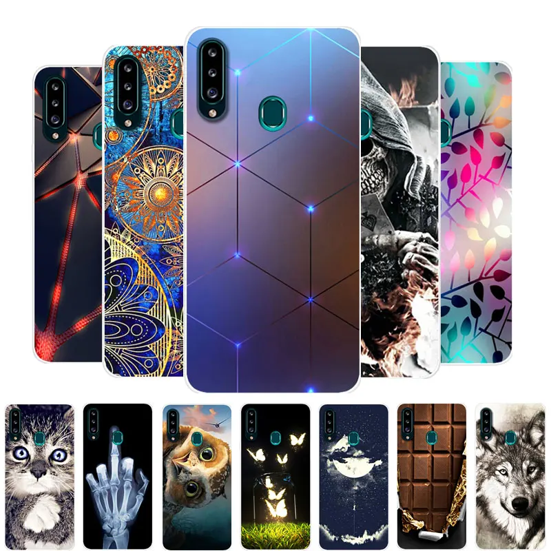 

For Galaxy A20S Case Samsung Galaxy A20S Case Silicone TPU Soft Back Cover Phone Case For Samsung A20S A207F A 20S A20 S Bumper