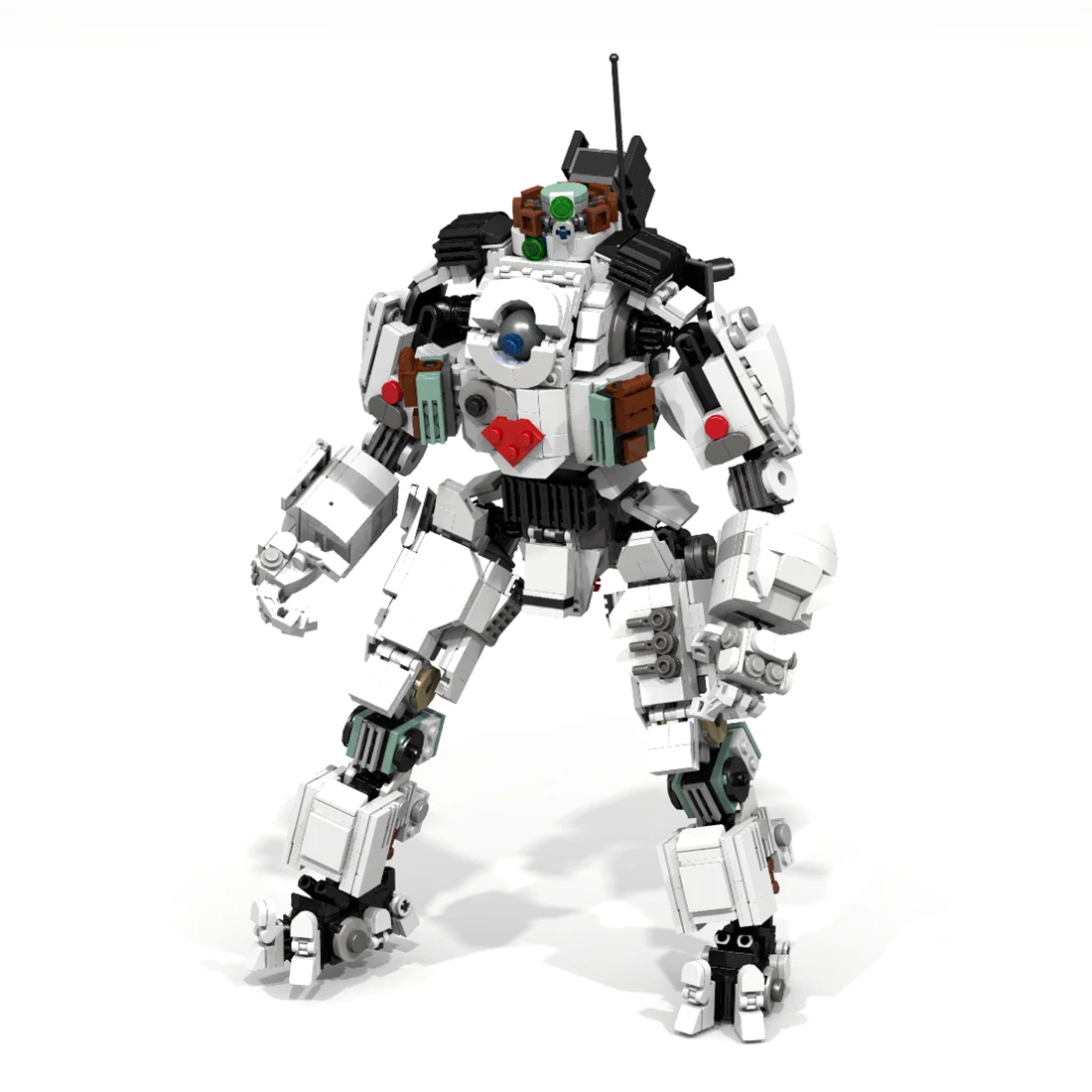 Конструктор STEM MOC Atlas Mecha 1252 шт. маленькие частицы обучающая игрушка подарочный