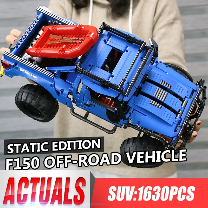 

Forded Mustanged F-150 Trucks compatible Legoing 10265 Creator Technic Speed Champions Car RC Christmas Gifts Toys Sembo Raptor