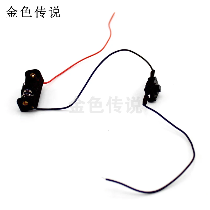 12v23a в красный горошек с выключателем с линией коробка для батареек держатель Батарея отсек чайник DIY дистанционное управление; Электроника производства