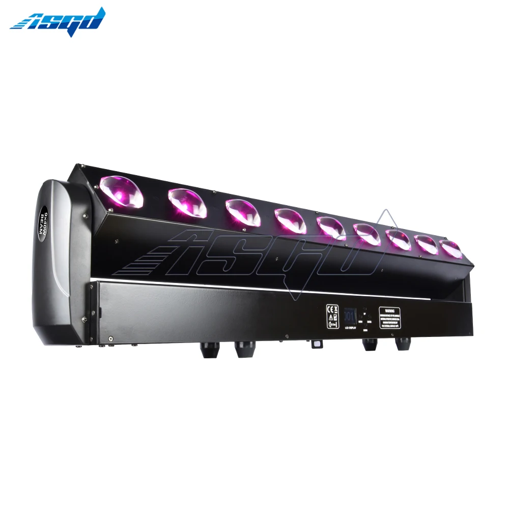 

LED Lyre 9x40W RGBW 4in1 Bar Beam Moving Head Scan Light DMX Control Projector Bar Party KTV Home Wedding DJ Club Stage ASGD