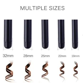 

2018Professional Digital Display Wet Dry Ceramic Hair Curler Electric Hair Curling Roller Wand Personal Salon Hair Styling Tools