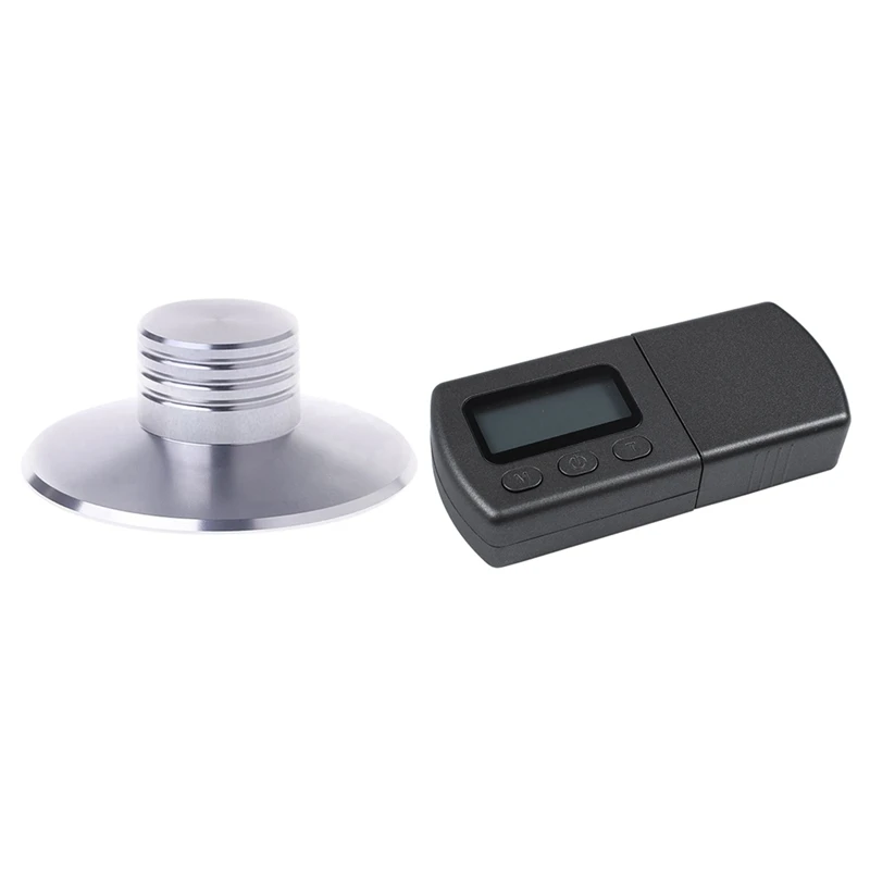 1 Pcs Balanced Disc Stabilizer Weight Clamp Turntable Hifi & Set Scale Meter Gauge Lcd Backlight Tracking Guage |