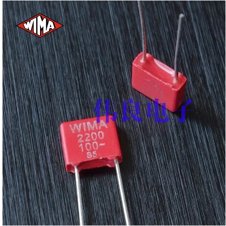 2 шт. WIMA 100V 2200pF 222 2.2N MKS2 серии Оригинальные пленочные конденсаторы | Электроника