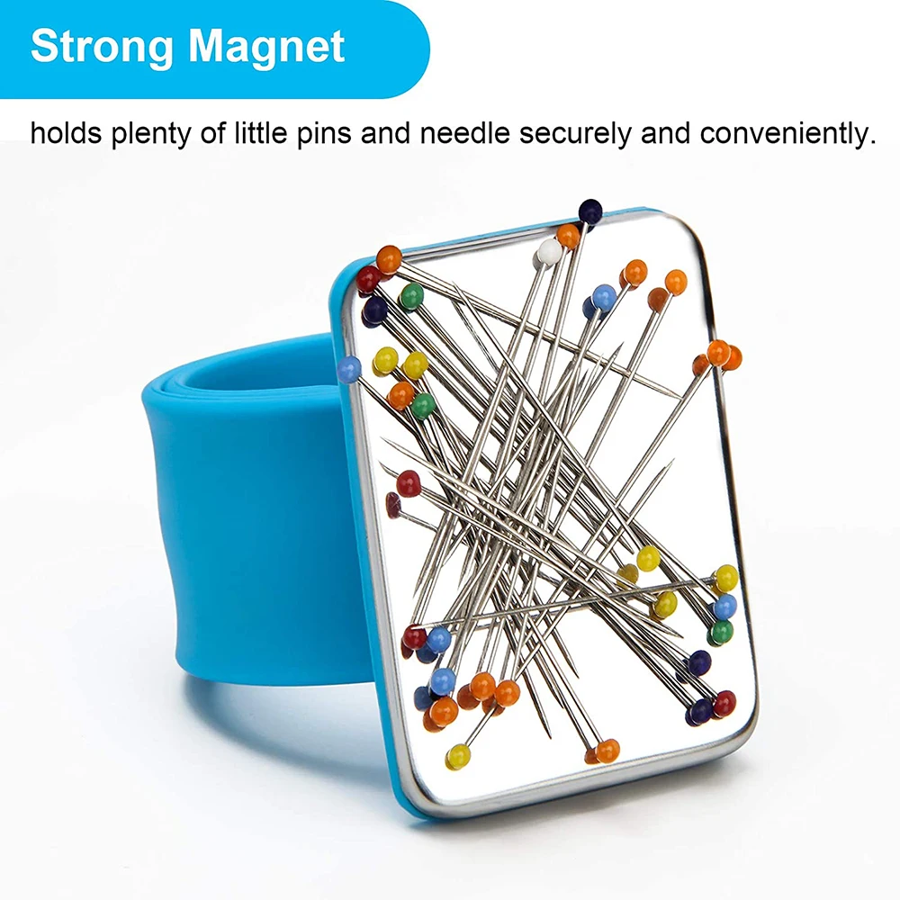 Magnetic Holder For Pins Round Stainless Steel Magnetic Sewing Cushion  Universal Magnet Parts Organizing Accessories For Small - AliExpress