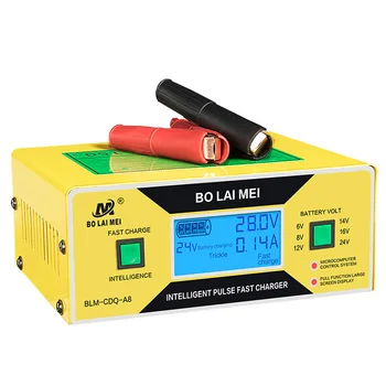 

6V/12V/24V Auto Lead Acid Battery Charger Intelligent Pulse Repair LCD For Car Motorcycle