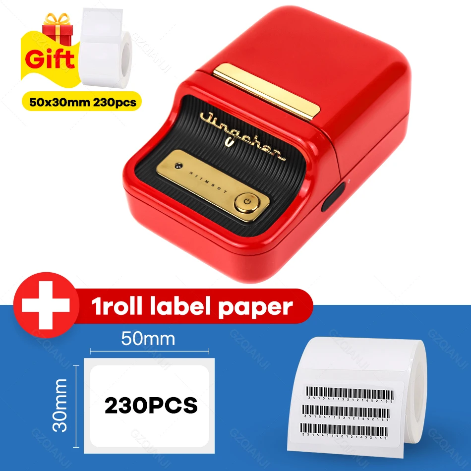 mini printer peripage 203dpi Mini Bluetooth Label Printer Wireless Thermal Label Printer Sticker printer for home use Store use Printer B21 GZL2005 mini sprocket printer Printers