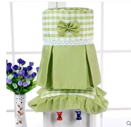 Drinking fountain cover two-piece dustproof modern household living room simple cover fabric decorative bucket