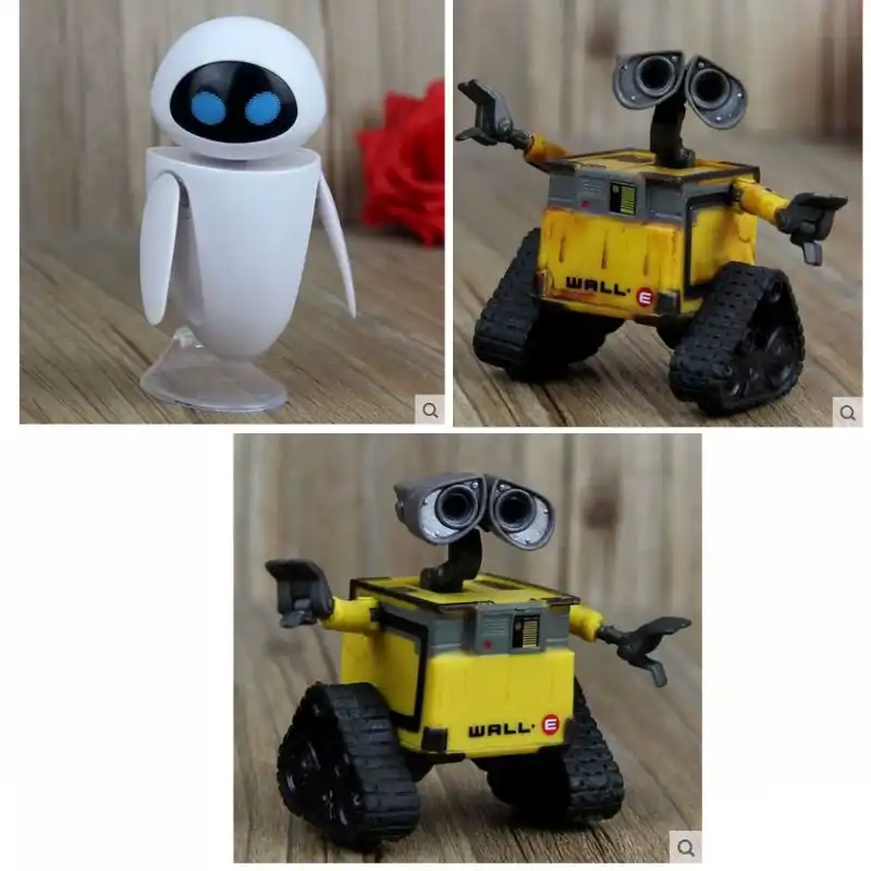 New Arrival Wall E Robot Wall E Eve Pvc Action Figure Collection Model Toys Dolls With Box Action Figures Aliexpress