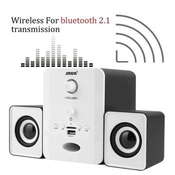

Bluetooth 2.1ch USB Power Combination multimedia Speaker TF/U Disk FM Radio Music Player for Desktop PC Laptop