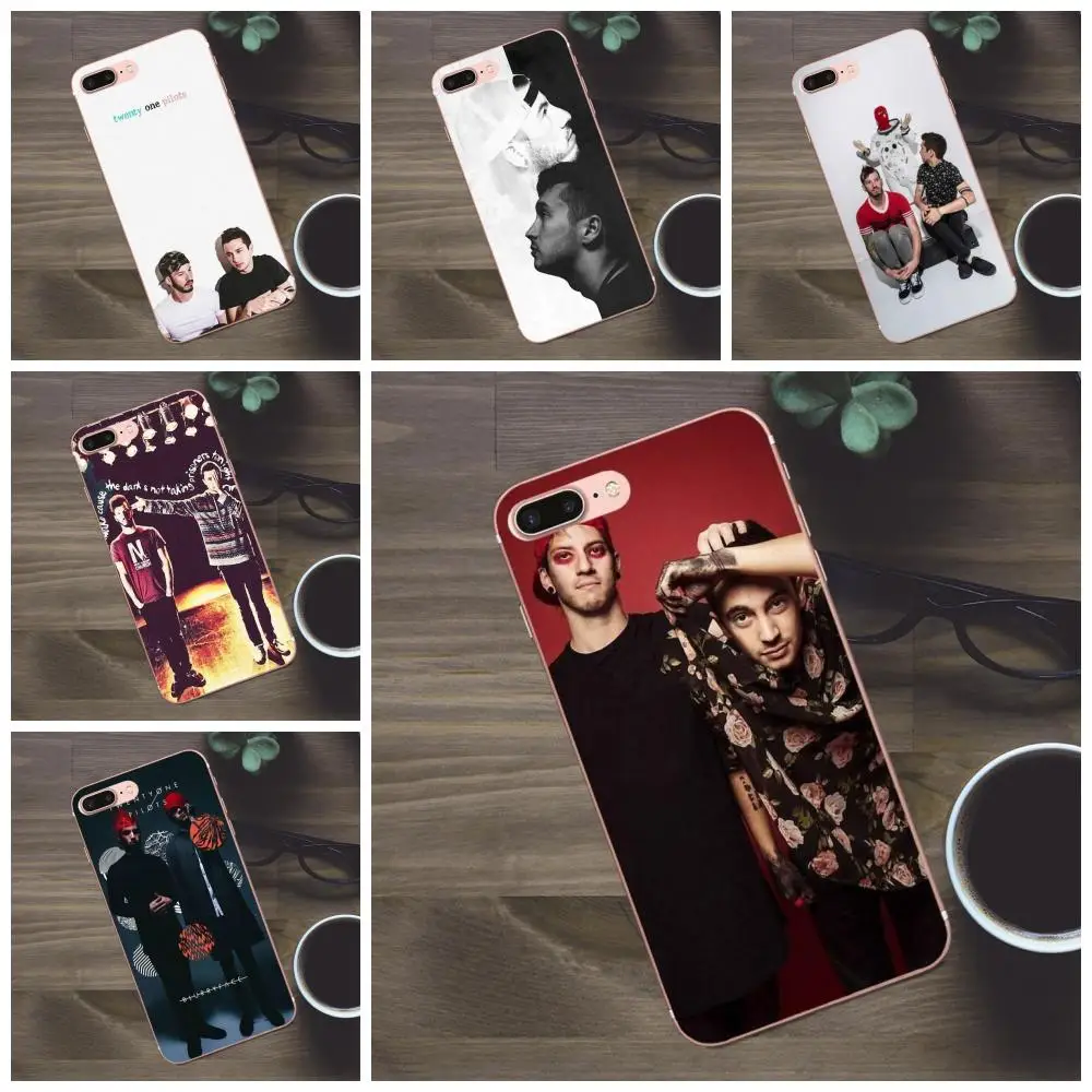 Bixedx мягкие чехлы из ТПУ для сотовых телефонов 21 Twenty One Pilots Apple iPhone 4 4S 5 5C SE 6 6S 7 8 Plus X