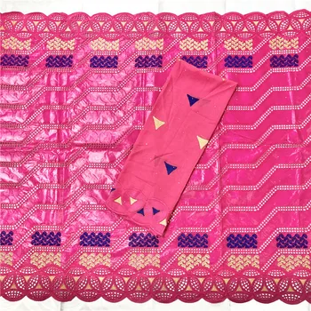 

New bazin riche fabric 2020 latest Bazin Brode with With mesh embroidered bazin rich fabric African lace fabric for women