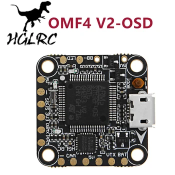 

HGLRC 20x20mm Micro F4 OMF4 V2-OSD Flight Controller AIO Betaflight OSD 5V BEC for XJB F425 F428 Series Flytower RC Drone