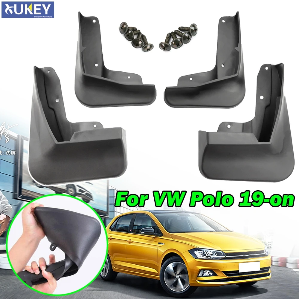 4 шт. для Volkswagen VW Polo AW 6 MK6 2019 2020 Автомобильные Брызговики брызговики щитки от грязи