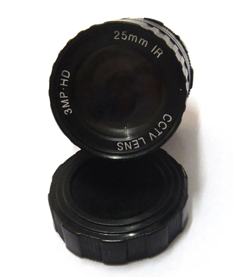 1/3" 3mp 25mm CCTV Lens view 70m 11 degrees F1.4 IR Fixed Iris CS Mount for Security CCD Camera