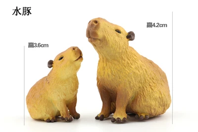 Japanese genuine Rement sealife farm wild lion animal king sets cute Sea Otter Raccoon Capybara Meerkat TIMON Figure Kids Gift 3