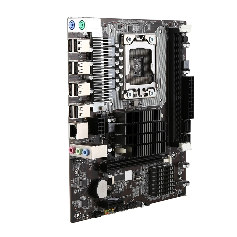 X58 Материнская плата LGA1366 SATA2.0 USB2.0 DDR3 ECC/REG 32G двухканальная RAM память для Xeon серии