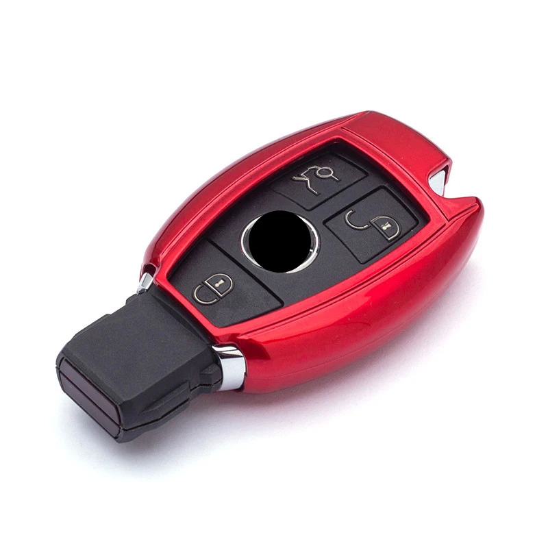 

Hot Sale car key protect cover keychain case For Mercedes benz CLS CLA GL R SLK AMG A B C S class Remote holder auto accessories