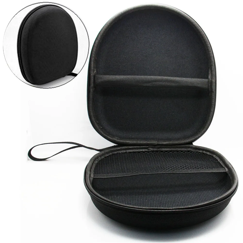 

Headphone Case EVA Hard Shell Portable USB Cable Storage Box Accessories Carrying Bag Protective Shockproof Headset Travel