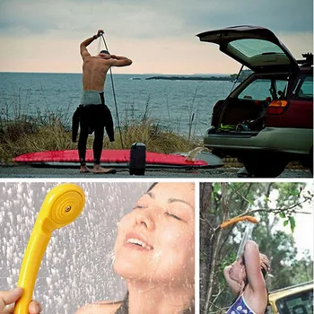 

For Hot 12V Universal Car Washer Shower Set Car Washer Hiking Portable Electric Pump Outdoor Camping Travel Pet Washer