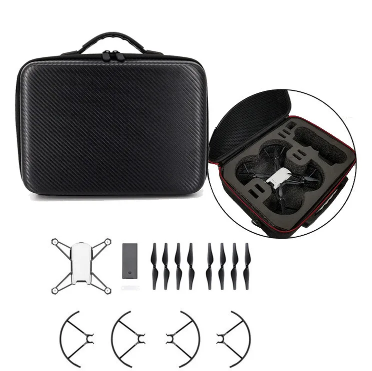 Portable Shoulder Bag For DJI TELLO Drone Shoulder Bags For Men Waterproof Case Protector PU+EVA Internal Storage Bags 819#2