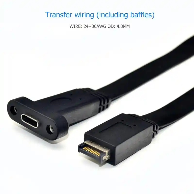 USB 3 1 Передняя панель заголовка типа E M к Type C F материнская плата расширительный