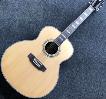 

free shipping professional solid acoustic guitar Jumbo F50 VINTAGE style guitar natural wood guild acoustic