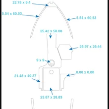Malibu 20VTX Cockpit Pad лодка EVA Тиковый настил 1/" 6 мм