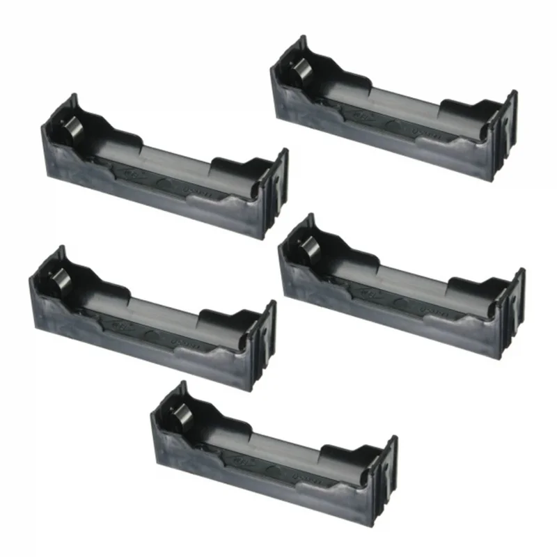 

5pcs Black DIY ABS Storage Box Holder Case For Li-ion 18650 3.7V Battery 2 Pins