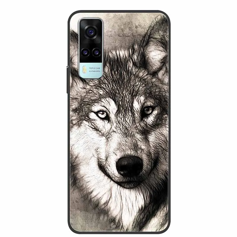 Cute Cartoon Shockproof Soft Silicone TPU Back Cover - Enhanced Protection and Style